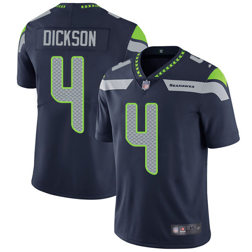 Seattle Seahawks Limited Navy Blue Men Michael Dickson Home Jersey NFL Football #4 Vapor Untouchable->youth nfl jersey->Youth Jersey